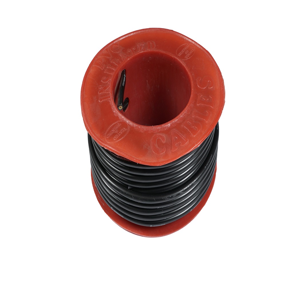 LEO-110201PVC INSULATED CABLES WIRE ROLL 17/.3 HT Cable Roll 25 MTR.